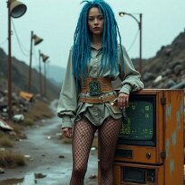 Between Ruin and Rebirth She Stands Unbroken A glimpse into worlds where time has fractured and machines have outlived their makers. These images explore the beauty of decay, the poetry of rust, and the...