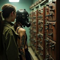 Old wires dream electric futures You've found one fragile moment from our ravaged future, where pin-up glamour claws through the rust, where monstrous machines whisper forgotten wars, where...