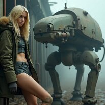 Tethered ghosts haunt cracked skies You've found one fragile moment from our ravaged future, where pin-up glamour claws through the rust, where monstrous machines whisper forgotten wars, where...