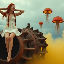 The Machinery of Dreams Never Truly Breaks You've found one fragile moment from our ravaged future, where pin-up glamour claws through the rust, where monstrous machines whisper forgotten wars, where...