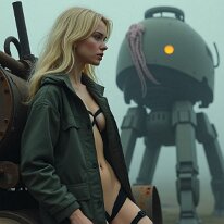 Fading sirens call through mist BioMach Maidens Step into a world of rust, ruin, and rebellious beauty — where flesh and machine merge in a dark, post-apocalyptic dream. Explore strange...