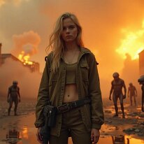 A Soft Rebellion in the Language of Steel and Dust You've found one fragile moment from our ravaged future, where pin-up glamour claws through the rust, where monstrous machines whisper forgotten wars, where...