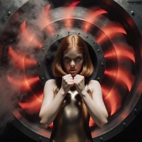 Young Maid Takes Control of the Plasma Machine