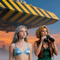 Beneath the Signs of Alien Skies Above the mist begins the realm where wonder turns dangerous. Two seekers read signs in the sky while something ancient moves in silence. Not arrival drives...