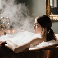 Atmospheric scene inspired by gothic aesthetics and mystery A visual narrative shaped by contrast and atmosphere. Shadow and light merge with elegance and intensity, creating scenes rich in mood and symbolism. Subtle...