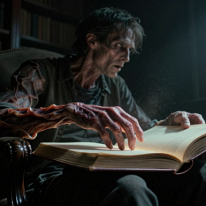 Hybrid Hand Deciphering Secret Revelations Reading loses its meaning here, as no longer does a consciousness stand above the written, but something that only retains a memory of human form. The touching...