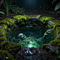 The Gaping Throat of the Garden It is not the depth that unsettles, but the certainty that it is not empty. What lies hidden here does not belong to the visible world, but presses forth from a...