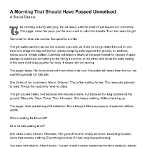 A Morning That Should Have Passed Unnoticed A jogger sees a barefoot child—and chooses to act.